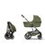 Cybex Balios + Fold Cot Accessory Bundle - Moss Green