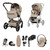 Cybex Balios + Fold Cot Ultimate Travel System Bundle - Almond Beige