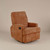 Obaby Madison Swivel Glider Recliner Chair - Chenille Marmalade