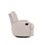 Obaby Madison Swivel Glider Recliner Chair - Chenille Marshmallow