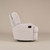 Obaby Madison Swivel Glider Recliner Chair - Chenille Marshmallow