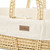Little Green Sheep Muslin Moses Basket, Mattress & Rocking Stand - Ecru/Walnut