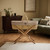 Little Green Sheep Muslin Moses Basket, Mattress & Static Stand - Truffle/Natural