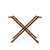Little Green Sheep Moses Basket Stand - Walnut