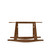 Little Green Sheep Rocking Moses Basket Stand - Walnut