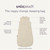 SnuzPouch Sleeping Bag 0-6m 1.0 Tog - Cashmere Cross