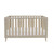 Babymore Dante 3 Piece Nursery Room Set with Cot Top Changer - Cashmere