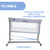 Chicco Next 2 Me Dreams Evo Bedside Crib - Grey Re Lux (Outlet)