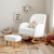 Babymore Caro Complete Nursery Bundle - White