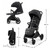 Kinderkraft DAVE Auto-Folding Premium Stroller - Black