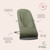 BabyBjorn Bouncer Bliss - Woven Classic Quilt Dark Green (Outlet)