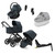 Thule Charm Maple Newborn Bundle inc. Base - Darkest Blue