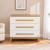 Tutti Bambini Halle Chest Changer - White/Golden Oak