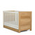 Obaby Nika Cot Bed & Under Drawer - Oak & White