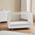 SnuzKot Skandi 2 Piece Nursery Furniture Set - White