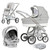 Bebecar Pack Ip Op Classic XL Trio Travel System - Silver Grey (521)