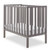 Obaby Bantam Space Saver Cot + Fibre Mattress - Taupe Grey