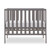 Obaby Bantam Space Saver Cot + Fibre Mattress - Taupe Grey (mid)