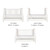 Tutti Bambini Lucas 3 Piece Room Set  - White