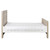 Tutti Bambini Modena 2 Piece Room Set - Oak / White - cot bed - bed mode - side