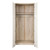 Tutti Bambini Modena Wardrobe - Oak/White - inside view