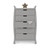 Obaby Stamford Tall Chest of Drawers - Warm Grey