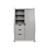 Obaby Stamford Luxe Sleigh 4 Piece Room Set - Warm Grey
