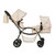 Roma Darcie Twin Dolls Pram - Cream 