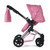 Roma Darcie Single Dolls Pram - Pink 