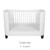 Gaia Baby Serena All-In-One - White/Walnut