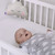 SnuzCloud Baby Sleep Aid - Grey  - cot