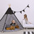 Snuz Kids Teepee Play Tent - Black Stripe Lifestyle