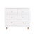 Tutti Bambini Siena Chest Changer - White / Beech - front de (without top)