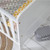 Tutti Bambini Rio Cot Bed with Cot Top Changer & Mattress - White - cotbed detail