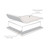 Tutti Bambini Rio Cot Bed with Cot Top Changer & Mattress - White/Dove Grey - lifestyle - mattress profile