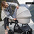 Noordi Fjordi Leather 2-in-1 Pram - Cloud