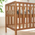 Tutti Bambini Malmo Cot Bed with Cot Top Changer & Mattress - Oak