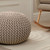 Tutti Bambini Knitted Pouffe - Stone