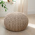 Tutti Bambini Knitted Pouffe - Stone