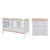 Tutti Bambini Rio 2 Piece Room Set - Dove Grey/Oak