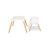 Tutti Bambini Nova Highchair - Oak/White