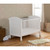 Babymore Aston Drop Side Cot Bed - White