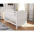 Babymore Aston Drop Side Cot Bed - White