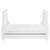 Babymore Stella Drop Side Cot Bed - White