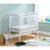 Babymore Space Saver Cot - White