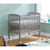 Babymore Space Saver Cot - Grey