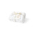 Little Green Sheep Organic Knitted Cellular Baby Blanket - White