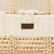 The Little Green Sheep Natural Knitted Moses Basket & Mattress - Linen