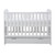 Ickle Bubba Coleby Mini Cot Bed & Under Drawer - White