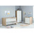 Babymore Luno 3-Piece Room Set - Oak/White